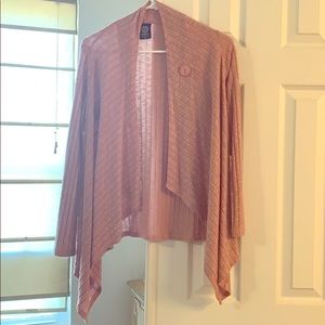 [SOLD] Bobeau Pink Wrap Cardigan Petite Small